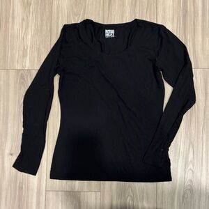 32 Degrees Women's Black Long Sleeve Tee